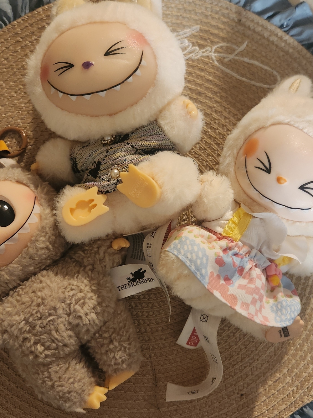 The Monsters Plush Bunny Doll - Cream & Yellow Cute Stuffed Toy